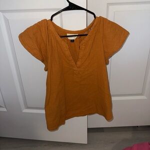 Rusty brown blouse